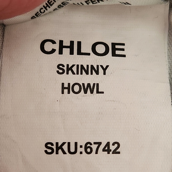 Dl1961 Chloe Skinny Frayed Hem Jeans Size 2 Color Grey or Howl - Picture 12 of 16